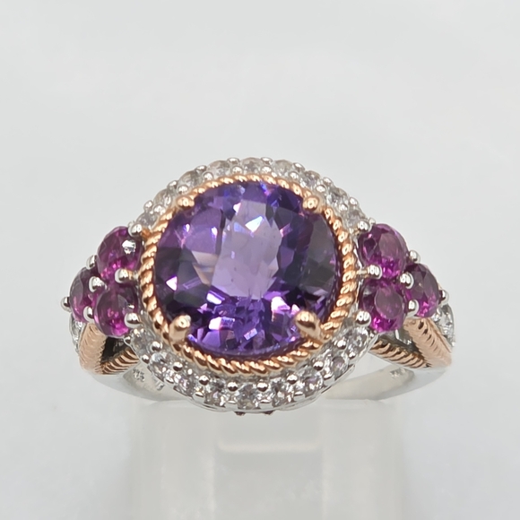 Victoria Wieck Jewelry - Glorious Victoria Wieck  African Amethyst And Rhodolite Garnet Ring